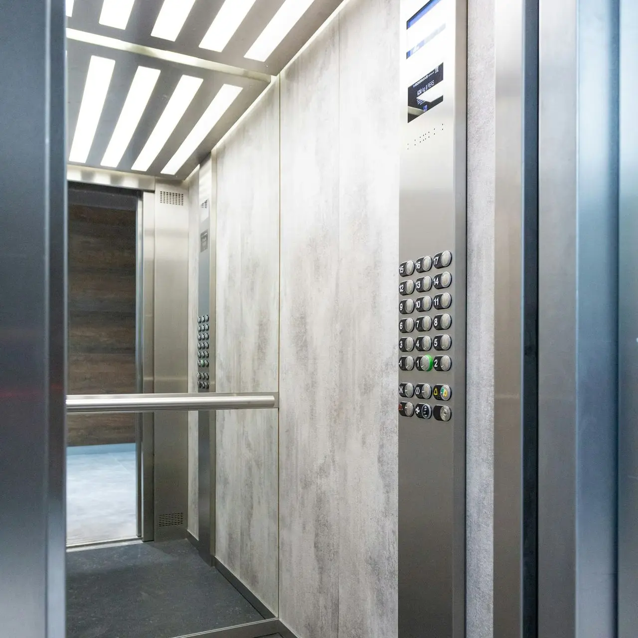 white wooden door with black metal door lever